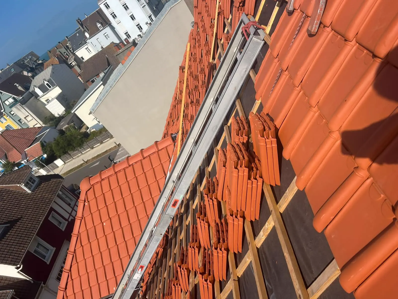 Réfection en tuiles